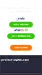 Mobile Screenshot of project-alpha.com